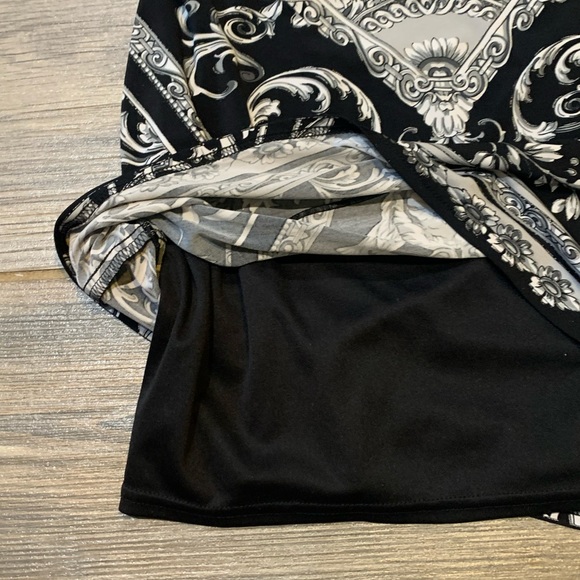 Beautiful 3/4 Sleeve Shift Dress by Joseph Ribkoff EUC- size 8 - Picture 6 of 14